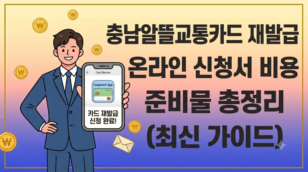 충남알뜰교통카드 재발급 방법온라인 신청서 비용 준비물(최신 가이드) 1 충남알뜰교통카드 재발급 방법온라인 신청서 비용 준비물