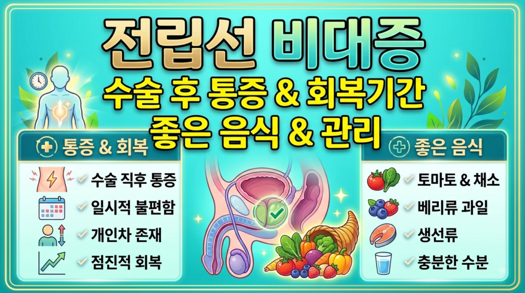 전립선 비대증 수술후 통증 회복기간 좋은음식 1 Gemini Generated Image r3r7edr3r7edr3r7