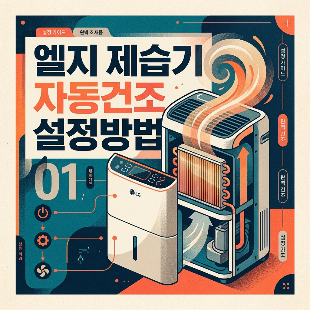 엘지 제습기 자동건조 설정 방법 안됨 해결방법 1 엘지 제습기 자동건조 설정방법