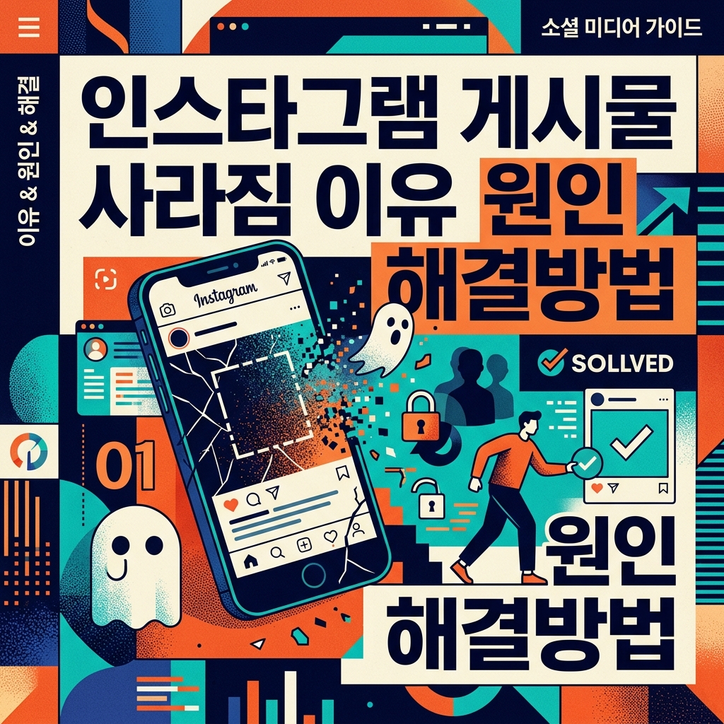 인스타그램 게시물 사라짐 이유 원인 해결방법