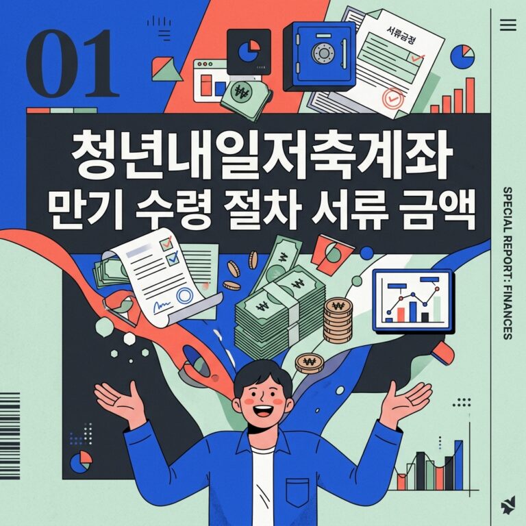 청년내일저축계좌 만기 수령 절차 서류 금액