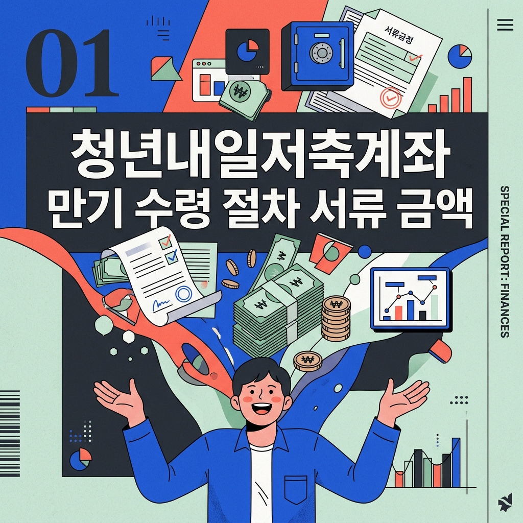 청년내일저축계좌 만기 수령 절차(+서류 금액까지) 1 청년내일저축계좌 만기 수령 절차 서류 금액