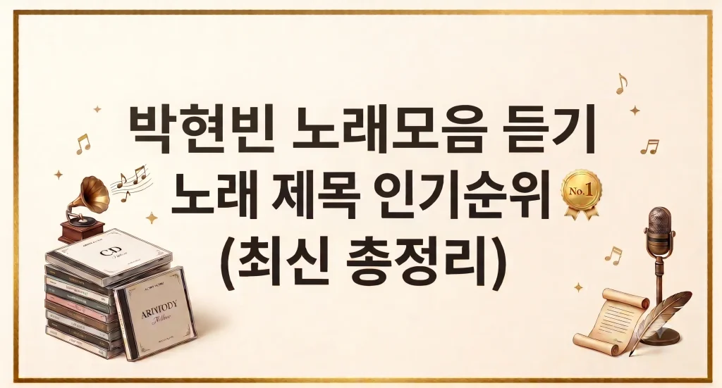 박현빈 노래모음 연속듣기 제목 가사 인기순위 1 Gemini Generated Image gwls3fgwls3fgwls